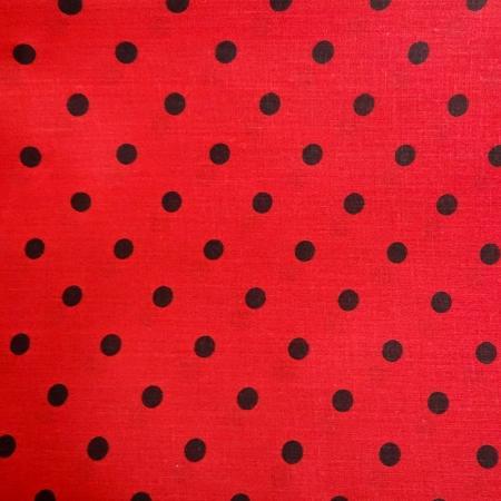 Small Polka Dot Print Poly Cotton Fabric