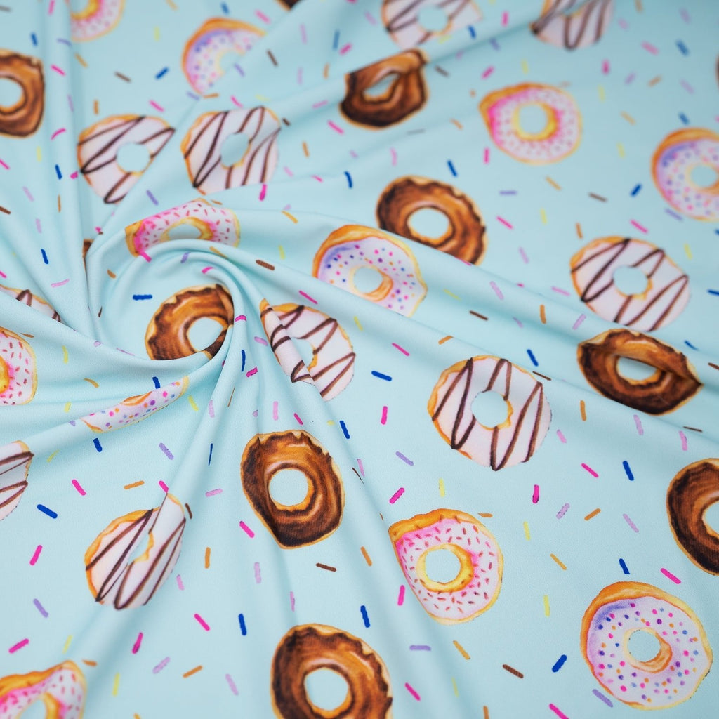Dancing Doughnuts Printed Spandex Fabric | CDW