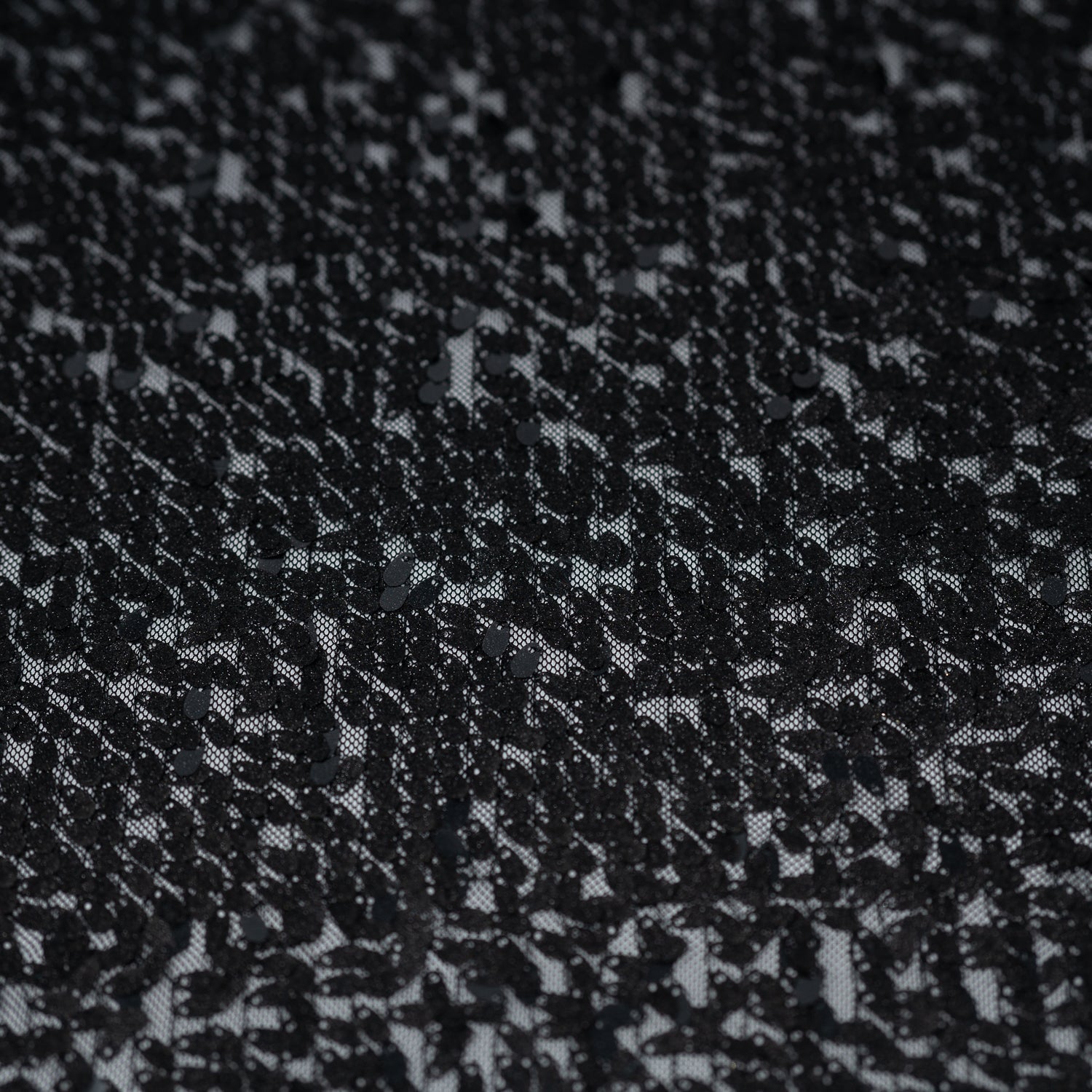 Dark Shimmer Mesh Sequin Fabric | CDW