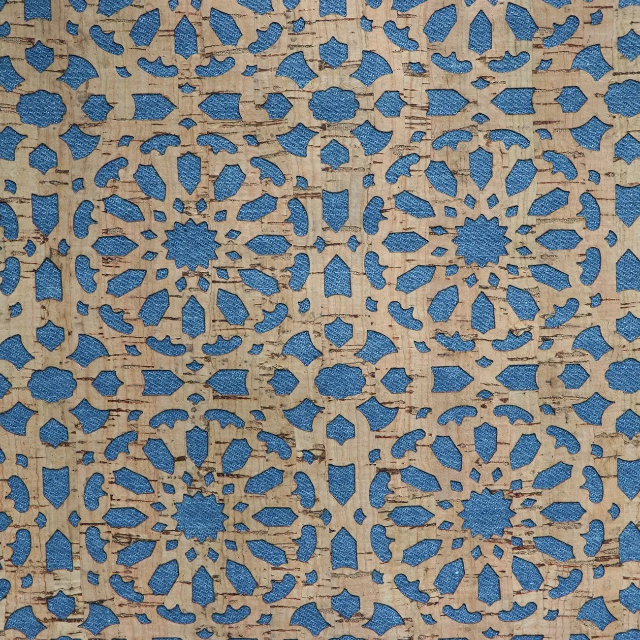 Denim Backed Mandala Pro Lite Cork 1/2 yard