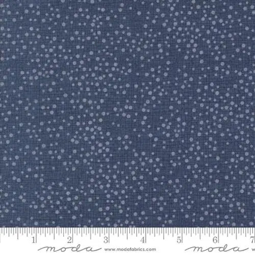 Dotty Thatched Navy 44"/45" Fabric Per Yard