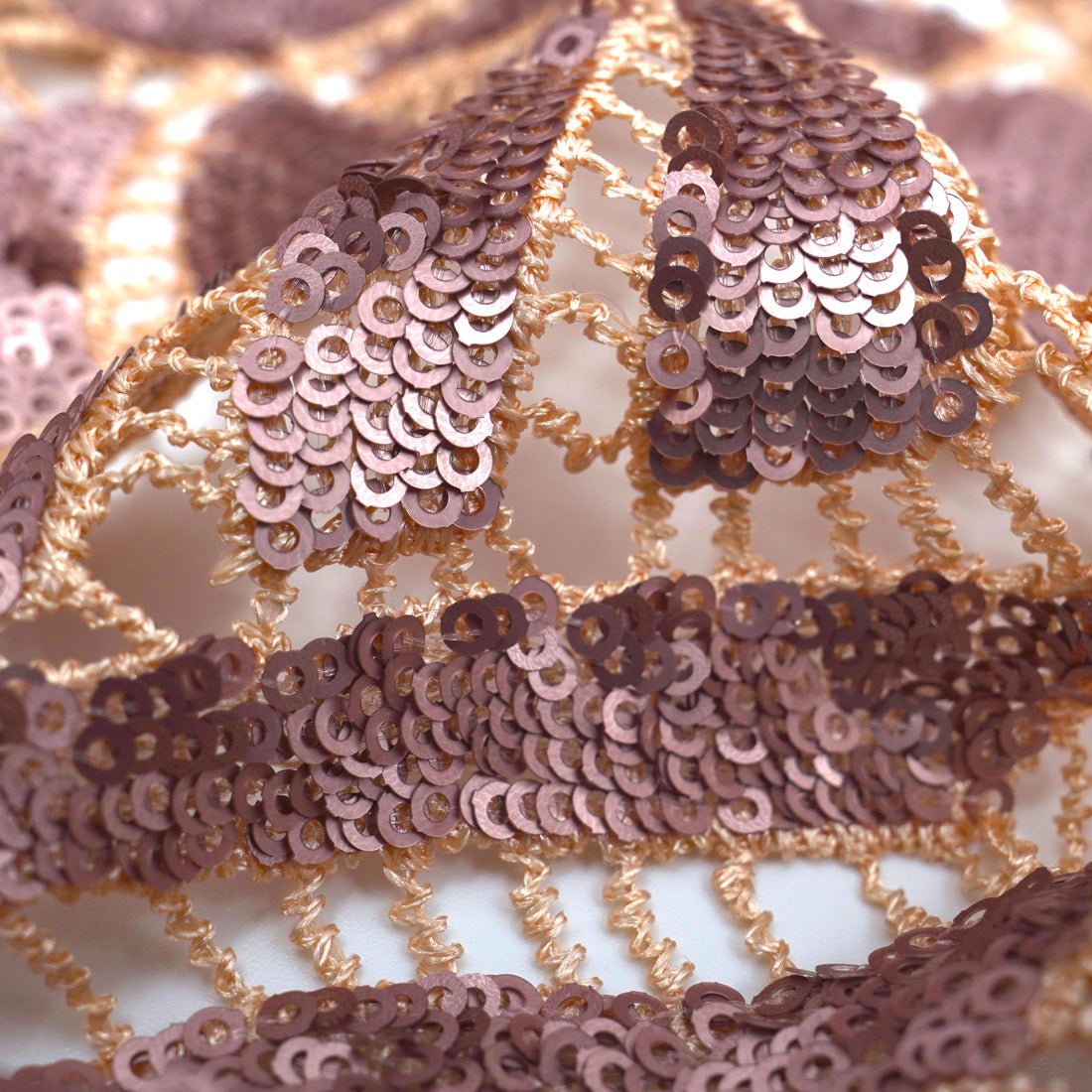 Ornate Lace Sequin Fabric | CDW