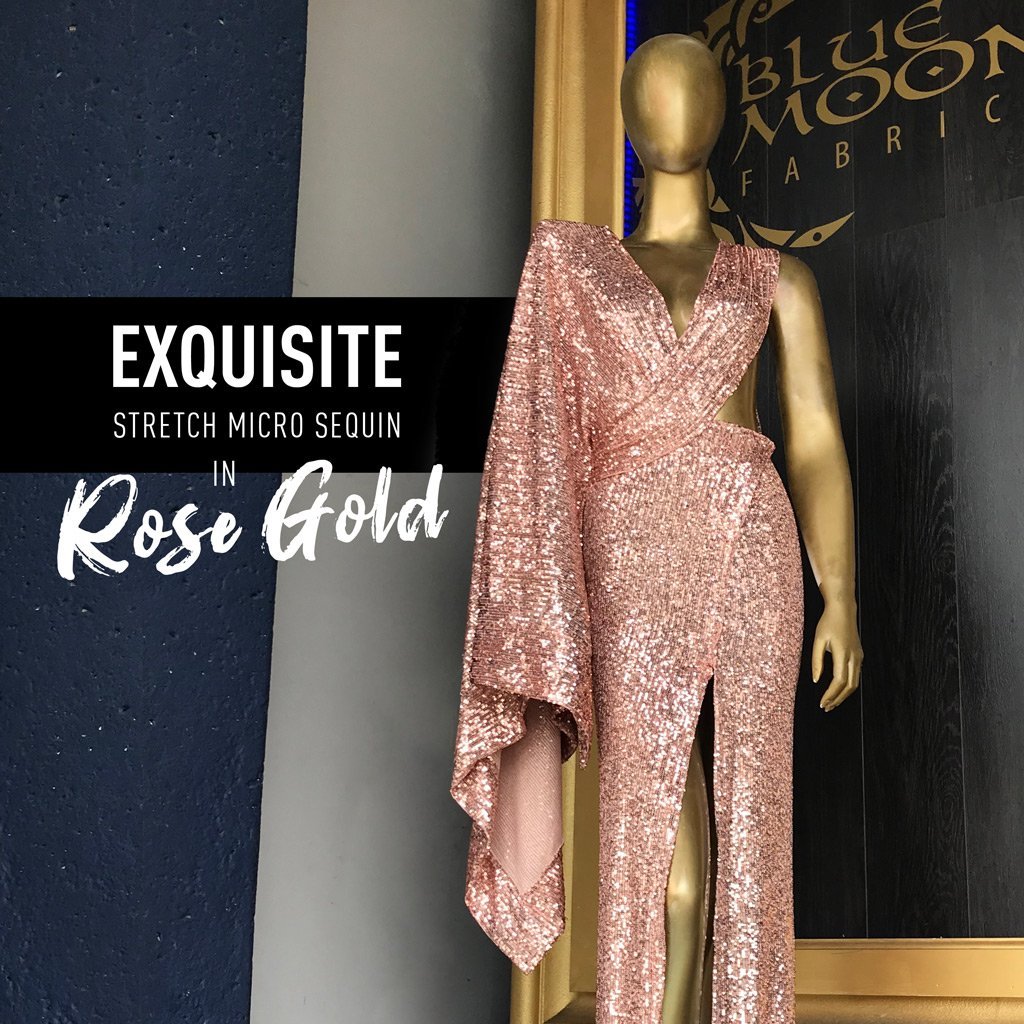 Exquisite Stretch Mesh Sequin Fabric | CDW
