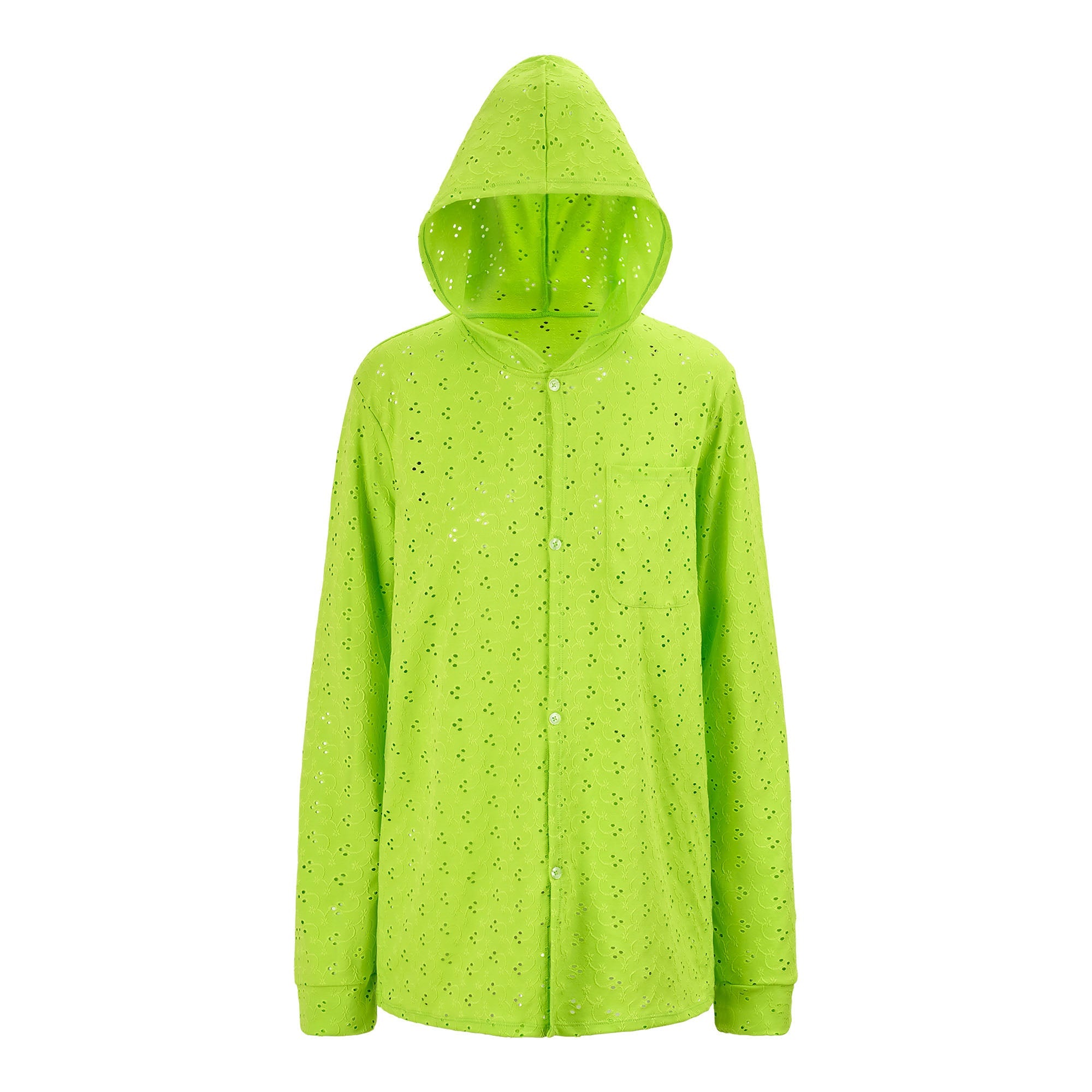 Eyelet Polyester Spandex Jacquard Fabric | CDW