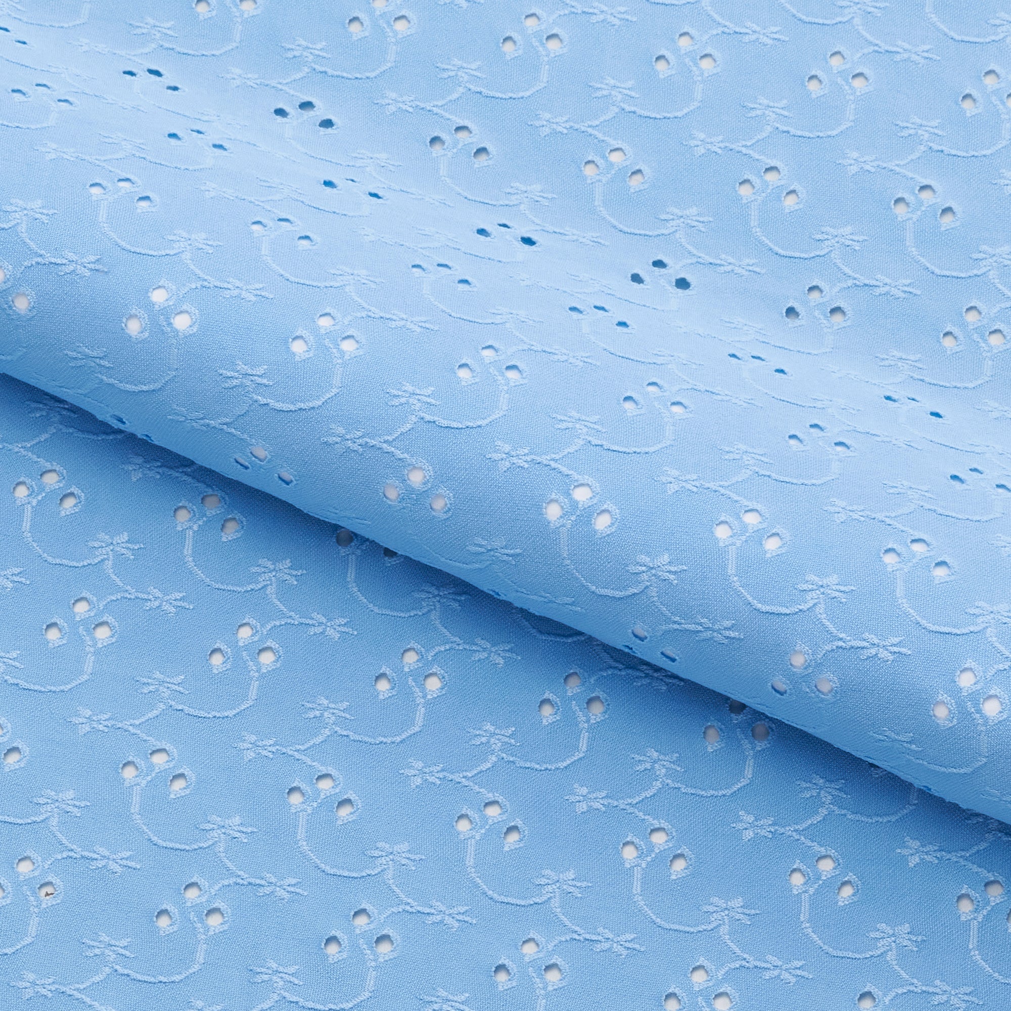 Eyelet Polyester Spandex Jacquard Fabric | CDW