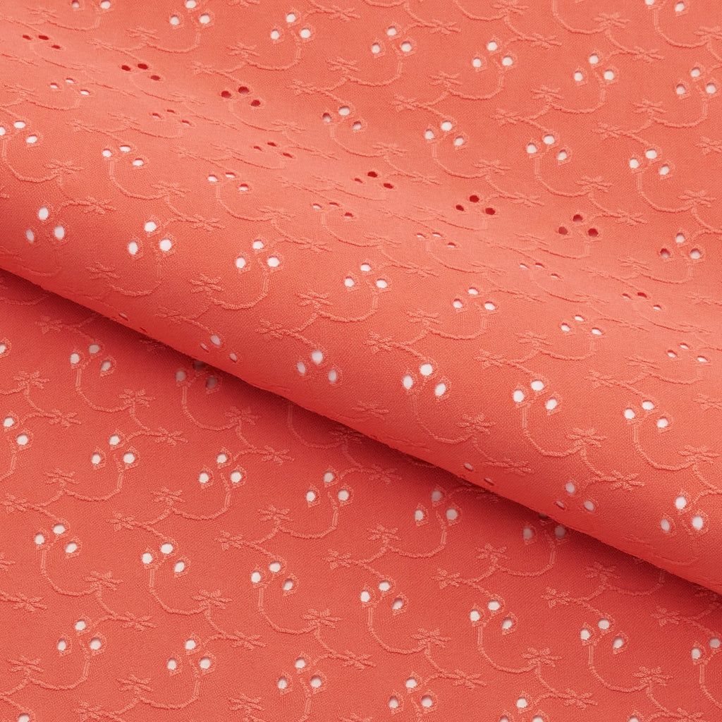 Eyelet Polyester Spandex Jacquard Fabric | CDW