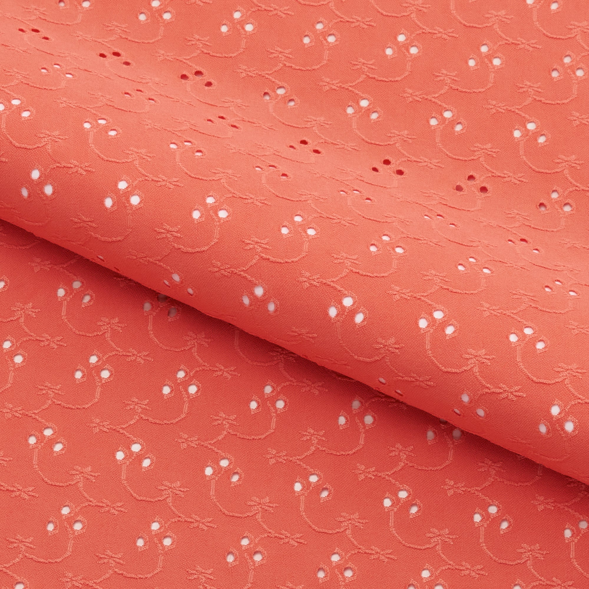 Eyelet Polyester Spandex Jacquard Fabric | CDW