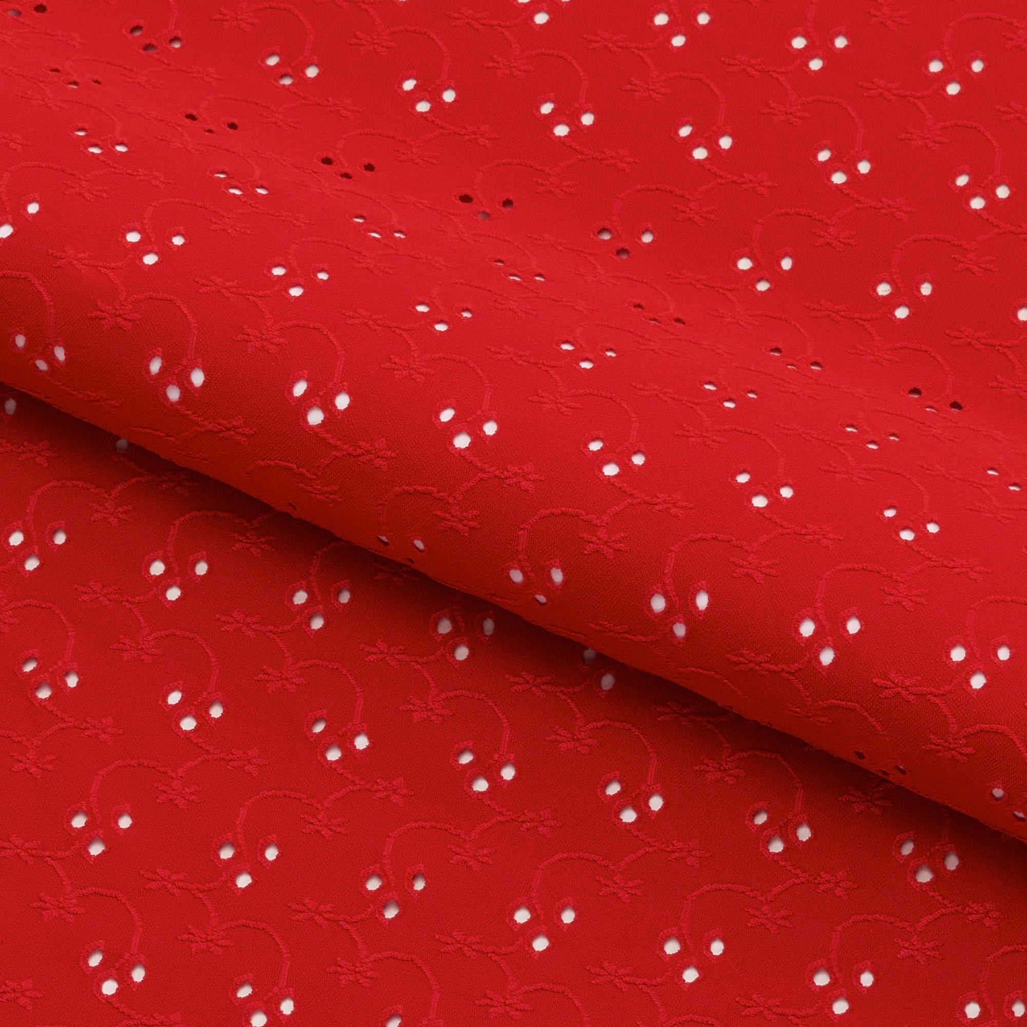 Eyelet Polyester Spandex Jacquard Fabric | CDW