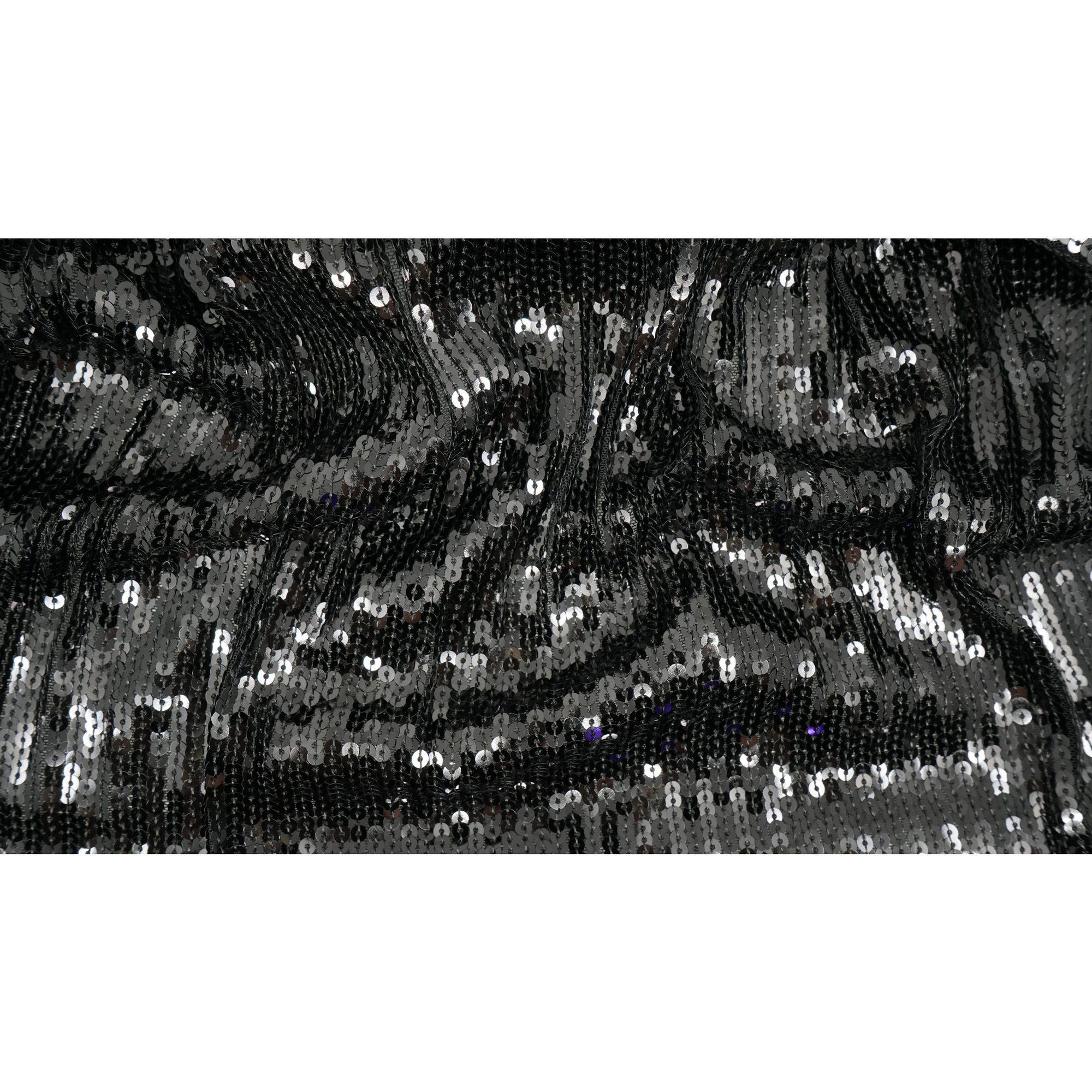 Flounce Fringe Stretch Mesh Sequin Fabric | CDW