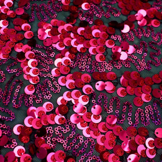 Fame Stretch Mesh Sequin Fabric | CDW
