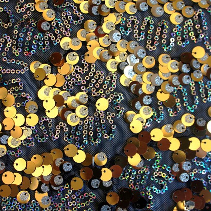Fame Stretch Mesh Sequin Fabric | CDW