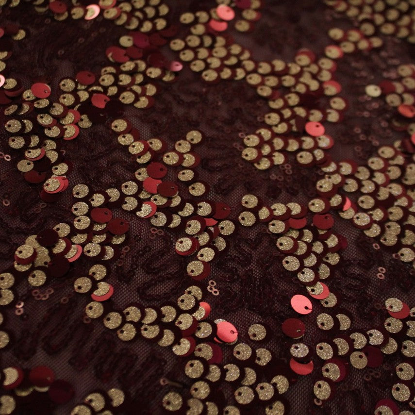Fame Stretch Mesh Sequin Fabric | CDW