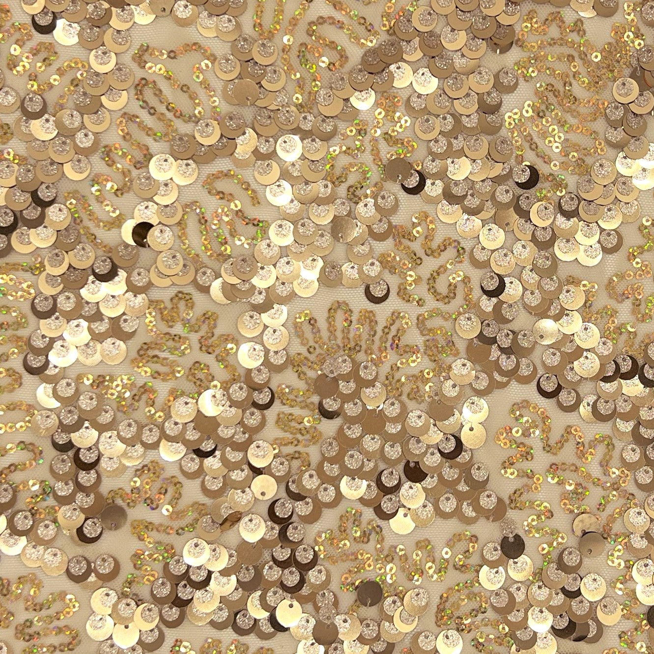 Fame Stretch Mesh Sequin Fabric | CDW
