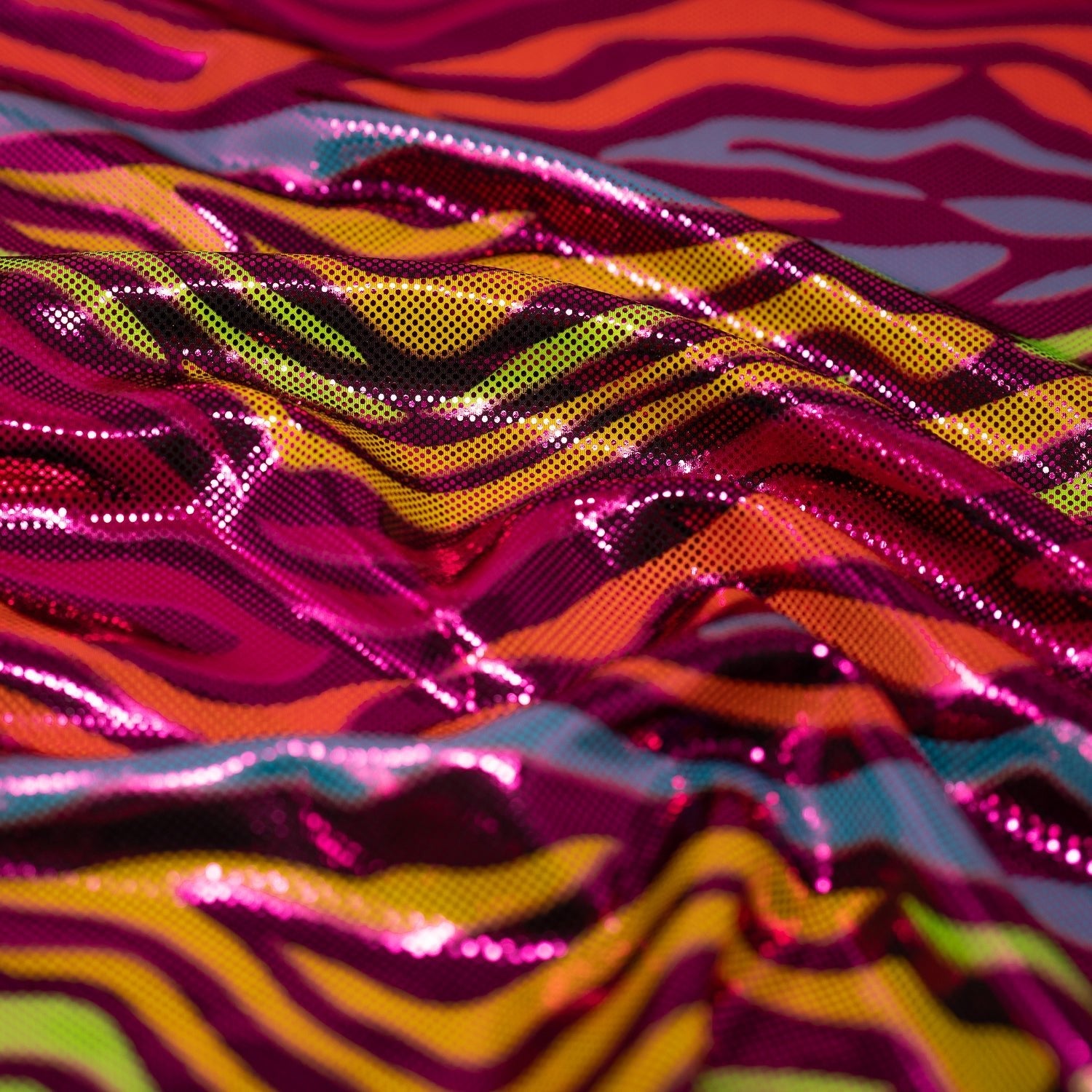 Fantastic Fever Foiled Spandex Fabric | CDW