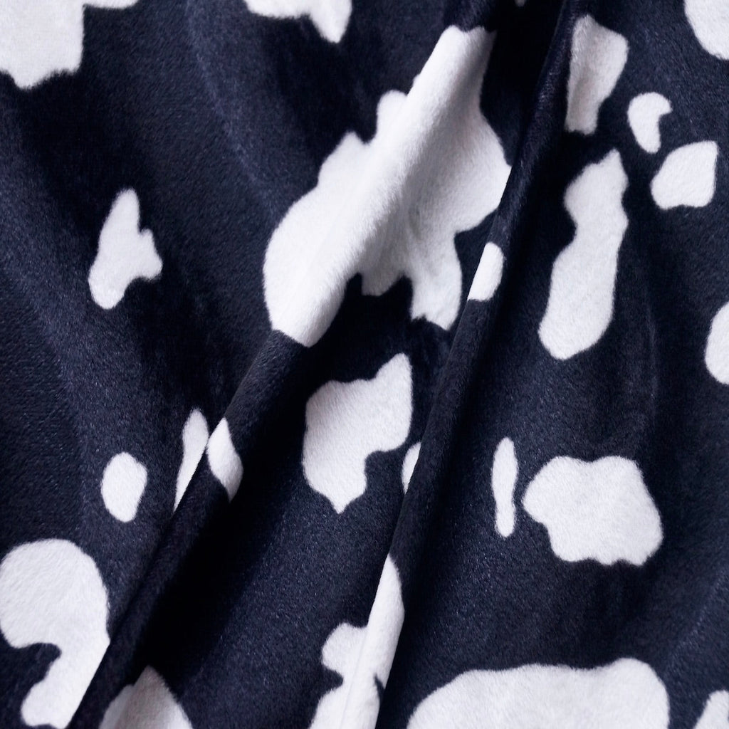 Cow Print Velboa Faux Fur
