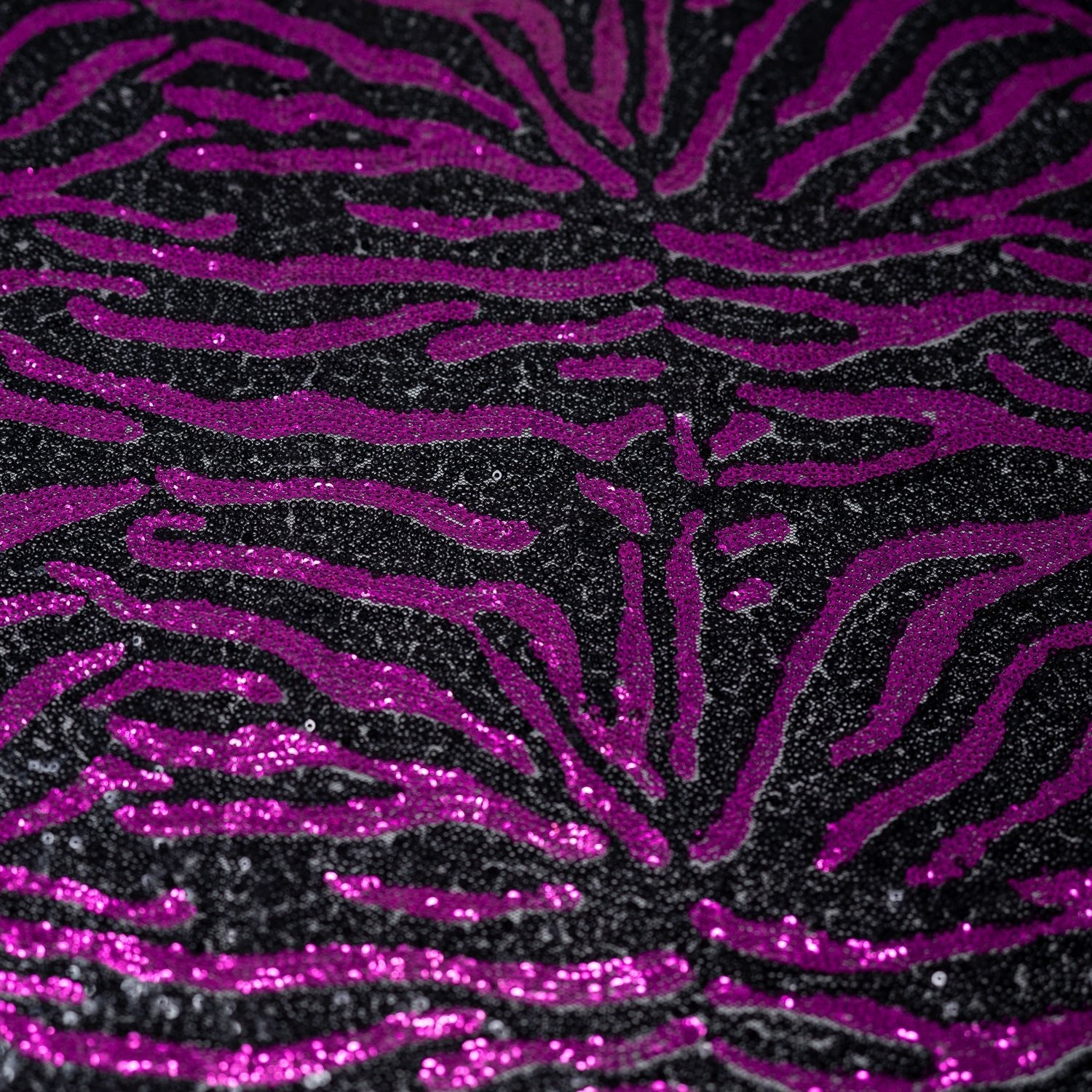 Felix Zebra Mesh Sequin Fabric | CDW