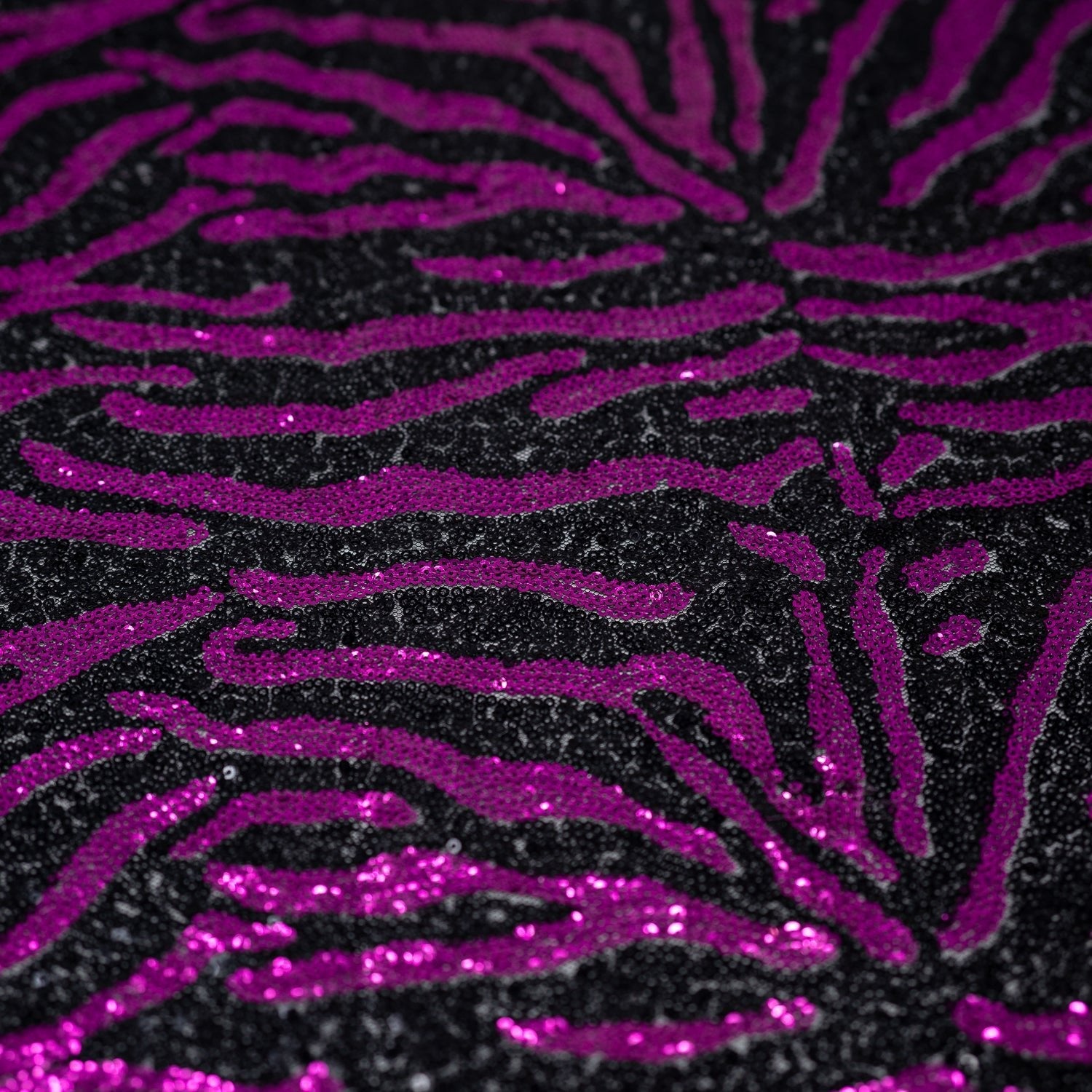 Felix Zebra Mesh Sequin Fabric | CDW