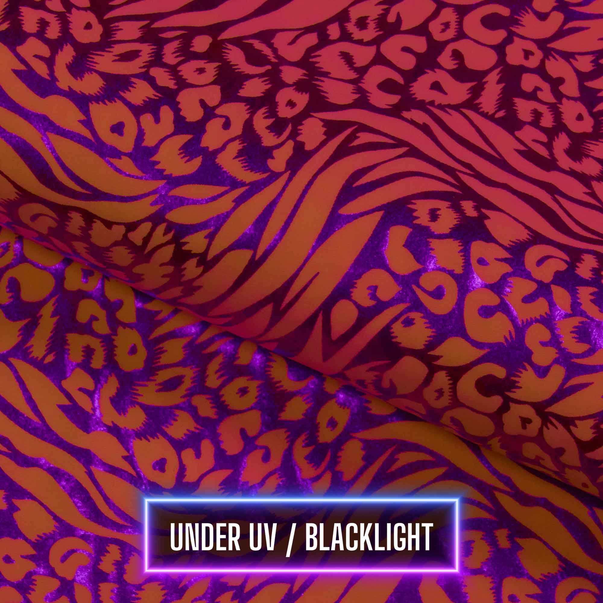 Funky Leopard Hologram Spandex Fabric | CDW