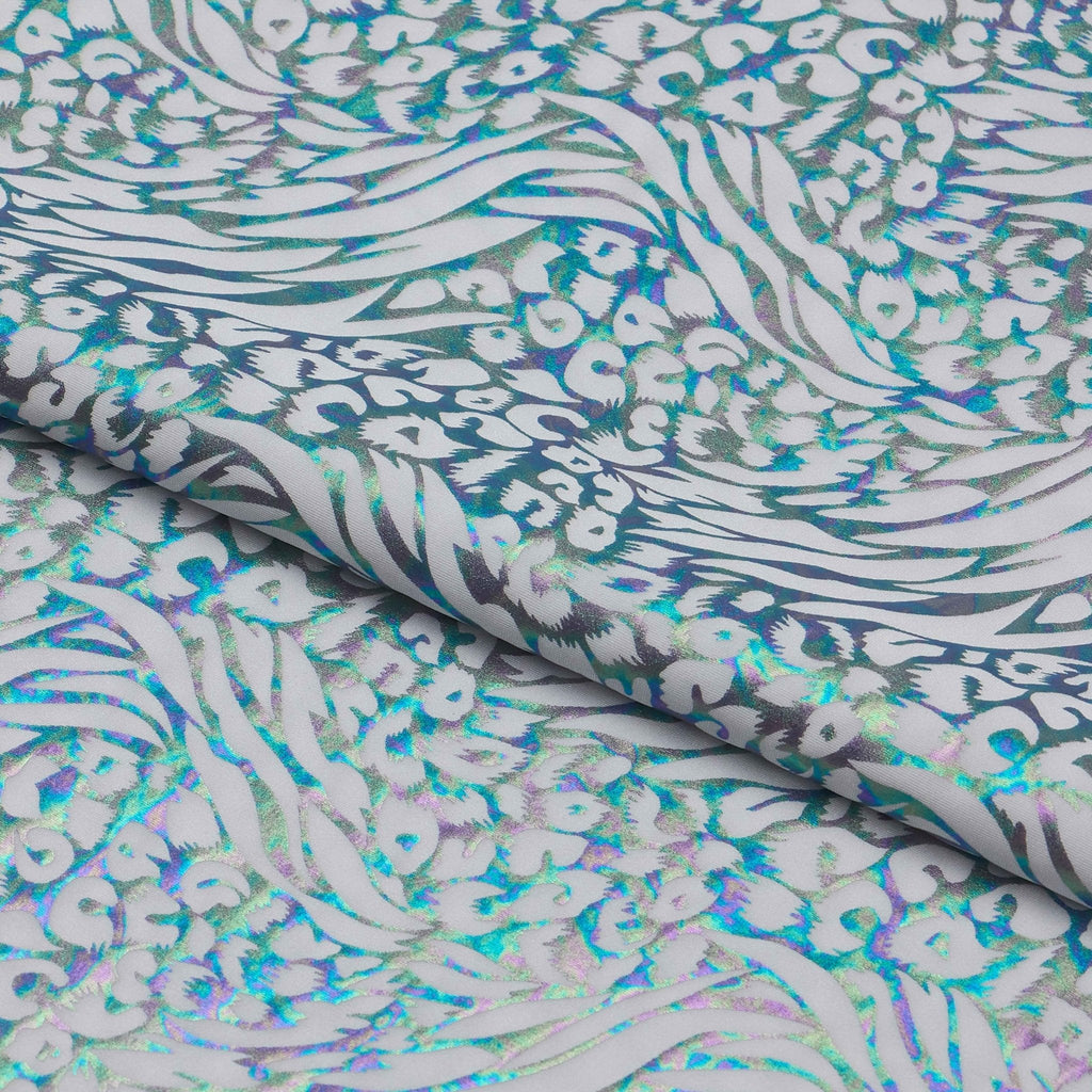 Funky Leopard Hologram Spandex Fabric | CDW