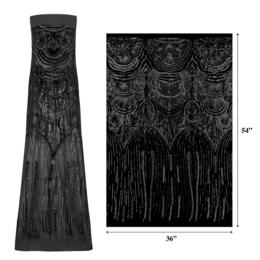 Gatsby Stretch Mesh Sequin | CDW