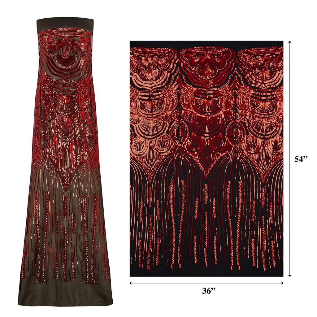Gatsby Stretch Mesh Sequin | CDW