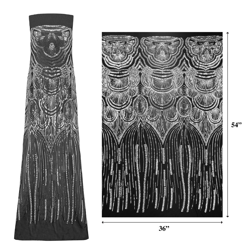 Gatsby Stretch Mesh Sequin | CDW