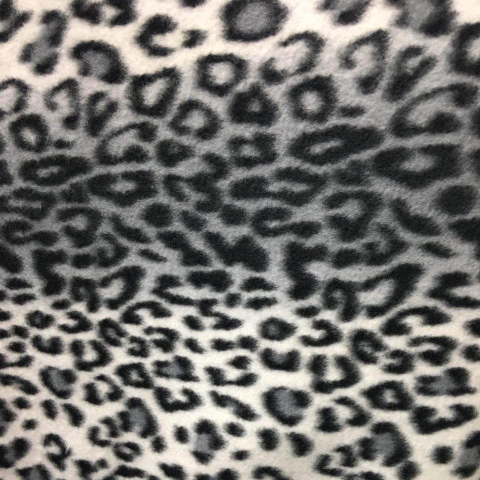 Leopard Print Fleece Fabric