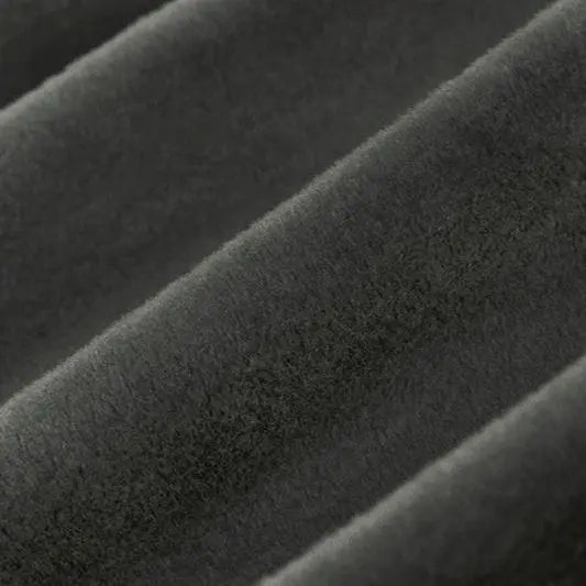 Grey Gunmetal Cuddle 3 Extra Wide Solid Fabric per yard