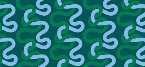 Groove Horizon Tangled Multi Green Cotton Wideback Fabric Per Yard