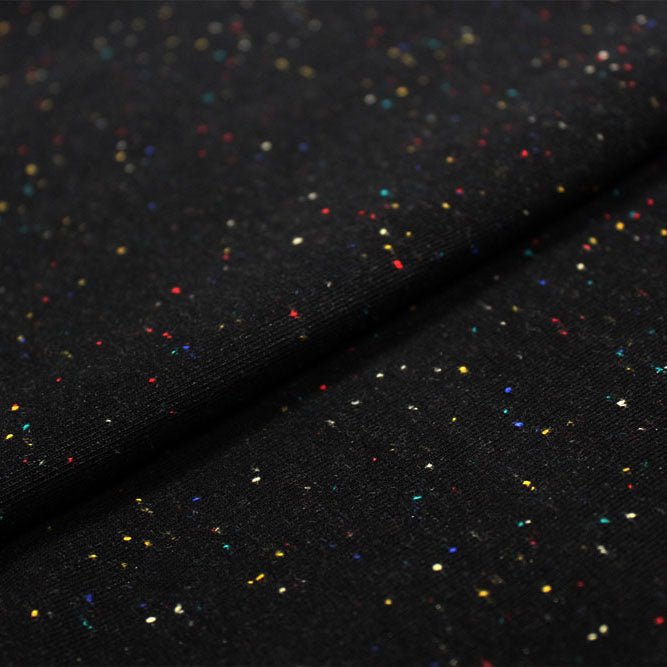 Speckle Cotton Polyester Modal Terry Spandex Fabric | CDW