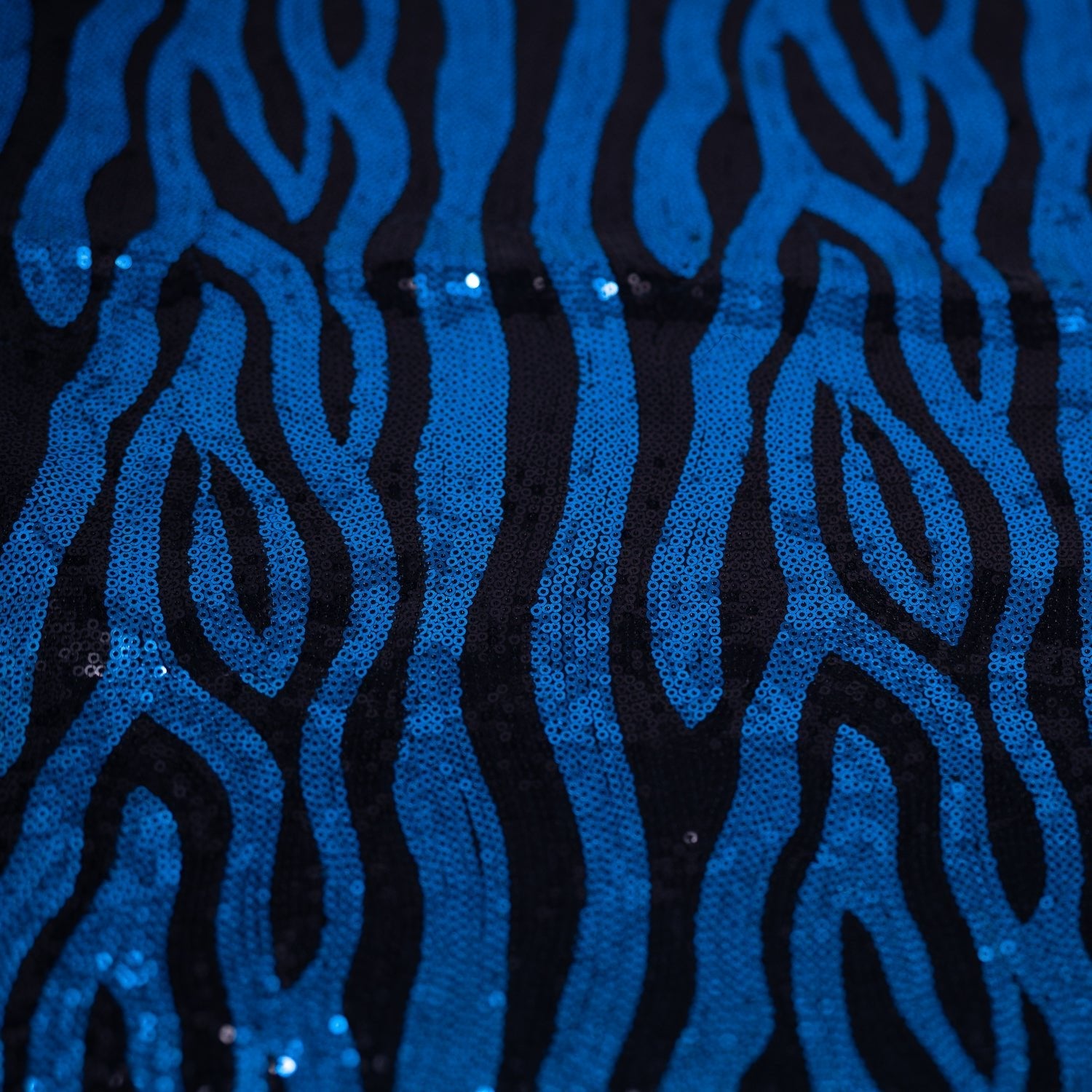 Zebra Glitz Spandex Sequin Fabric | CDW