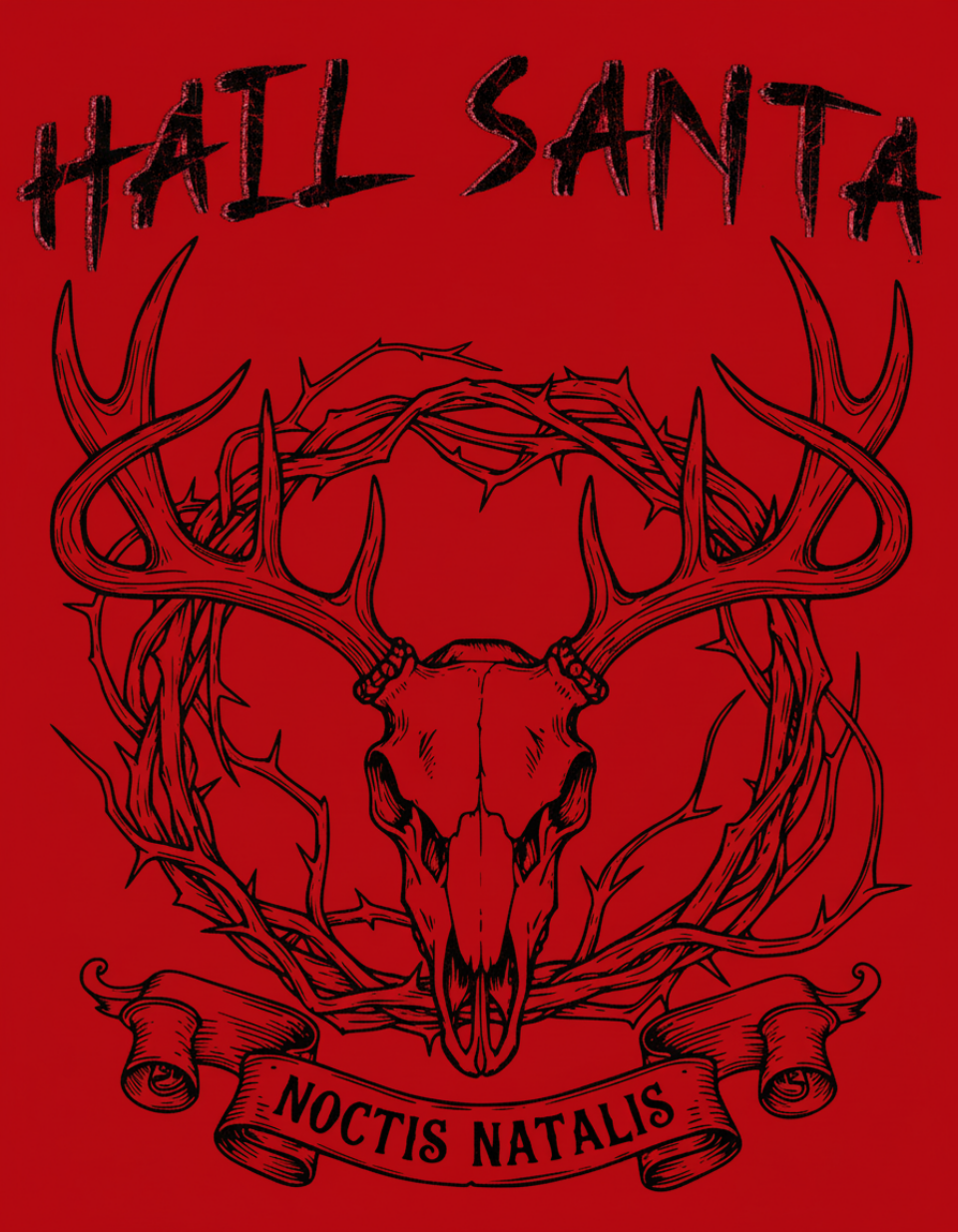 Hail Santa Skull