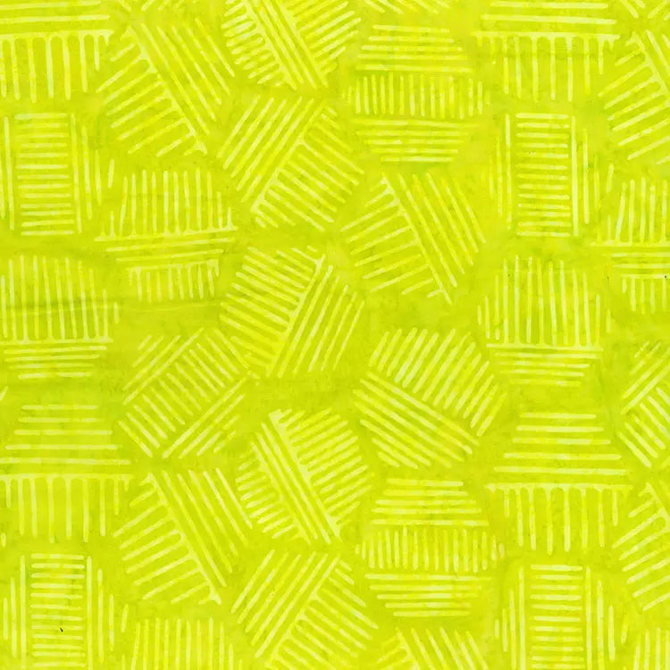Hexies Citrus Green 81700-72 Cotton 44"/45" Fabric Per Yard