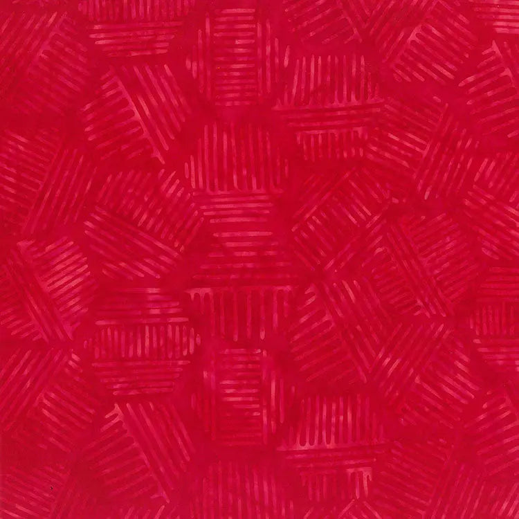Hexies Lipstick Red 81700-24 Cotton 44"/45" Fabric Per Yard