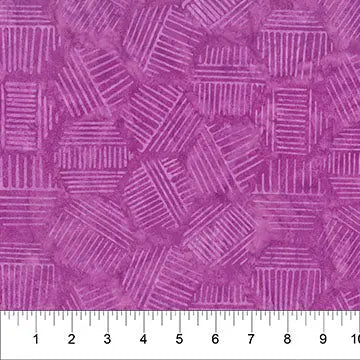Hexies Purple Currant 81700-84 Cotton 44"/45" Fabric Per Yard