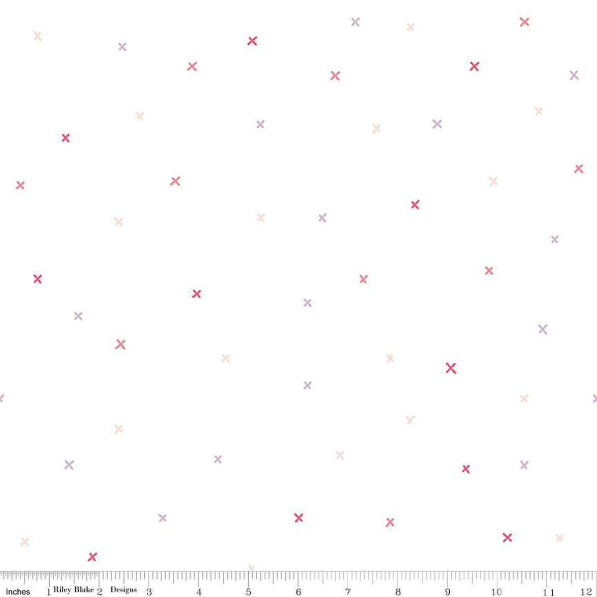 Hush Hush 5 Don't Cross Me Cotton 43"/44" Fabric Per Yard