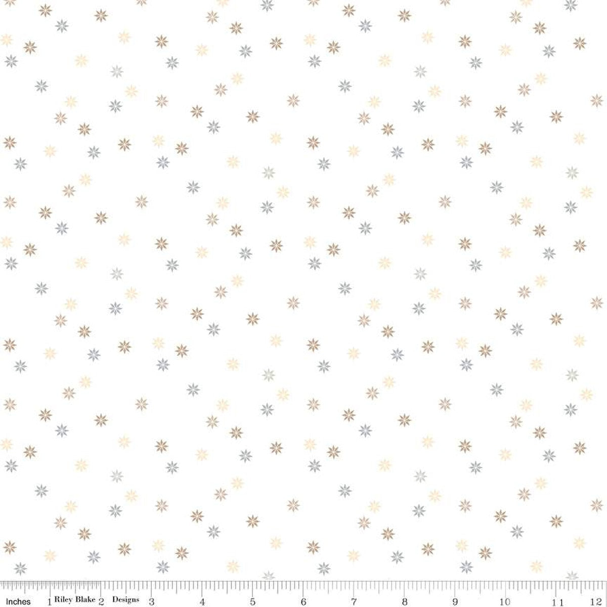 Hush Hush 5 Quilty Stars Cotton 43"/44" Fabric Per Yard