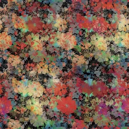 I Dream In Color Lush Multi 44"/45" Fabric Per Yard