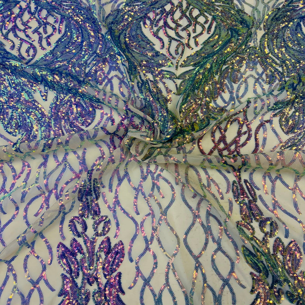 Lioness Stretch Sequins Fabric