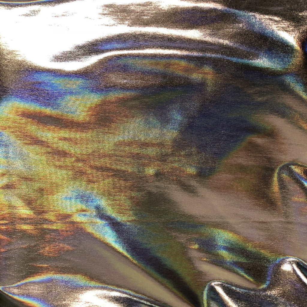 Metallic Iridescent Foil Spandex Fabric