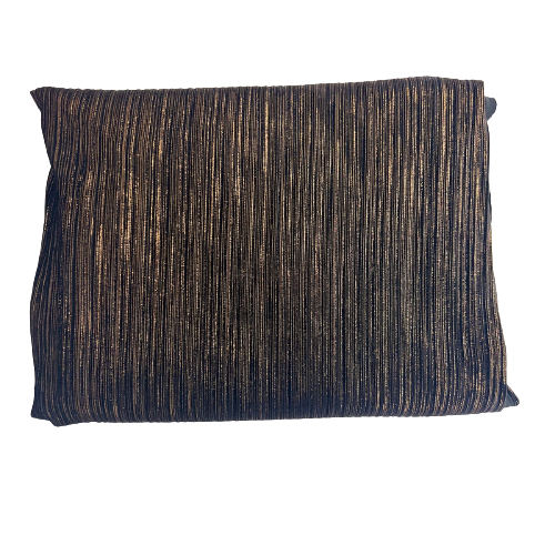Metallic Pleated Stretch Velvet Fabric