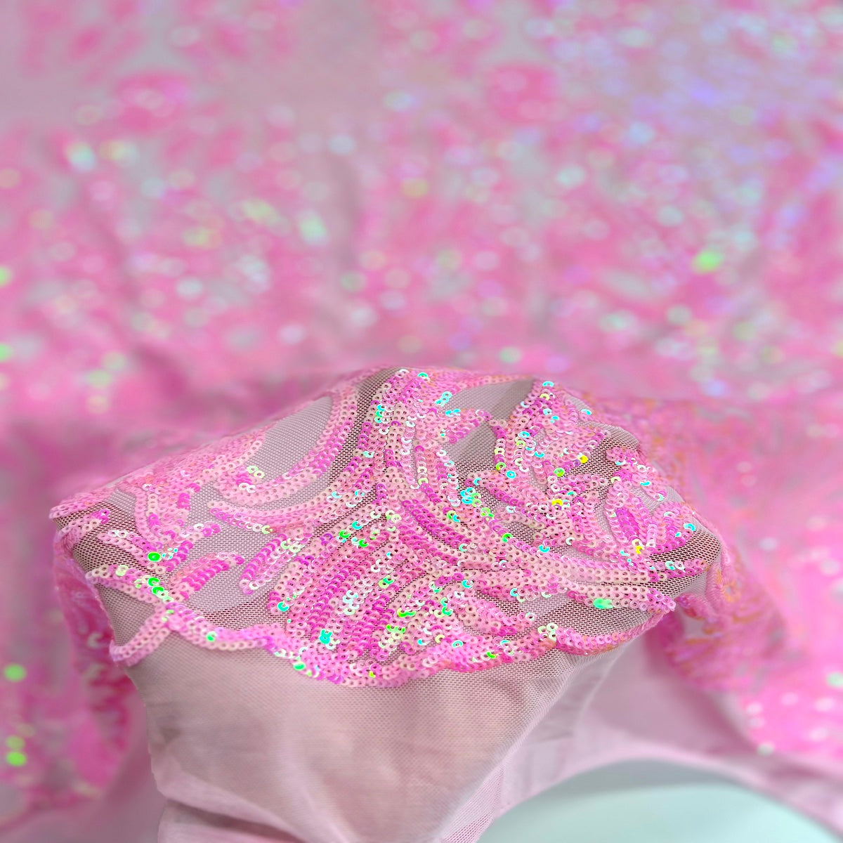 Luna Stretch Sequins Fabric
