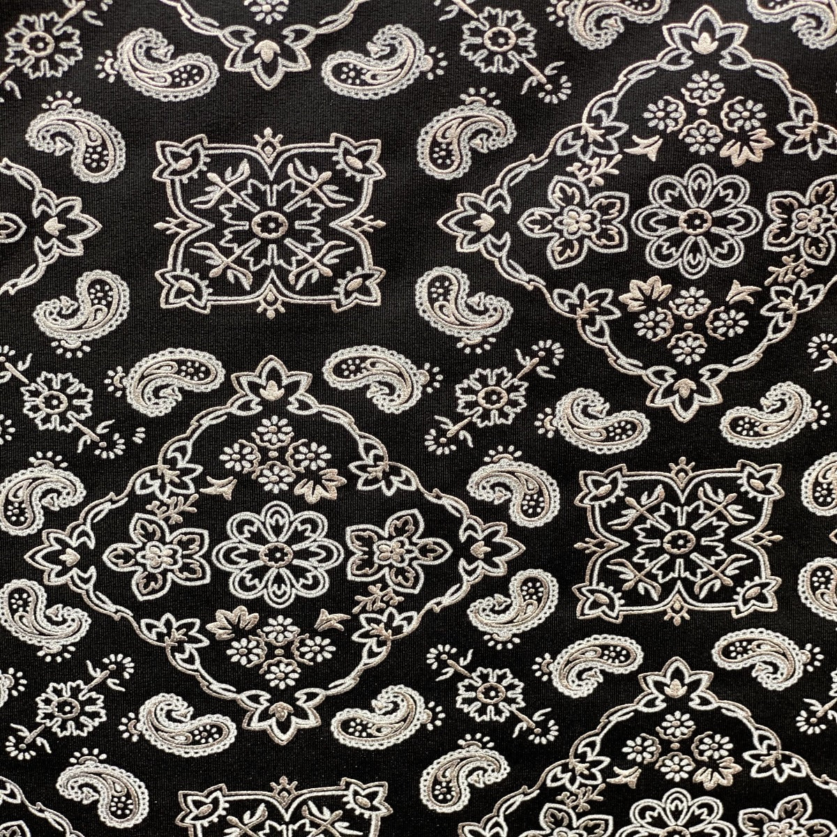 Bandana Paisley Print Spandex Fabric
