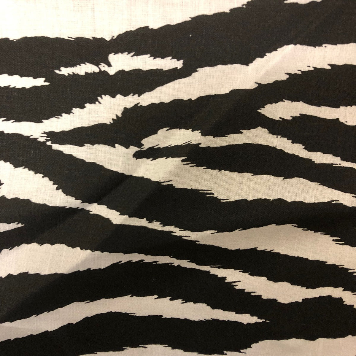 Zebra Print Poly Cotton Fabric