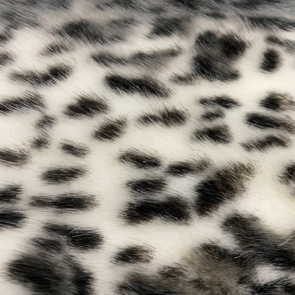 Leopard Print Faux Fur Fabric