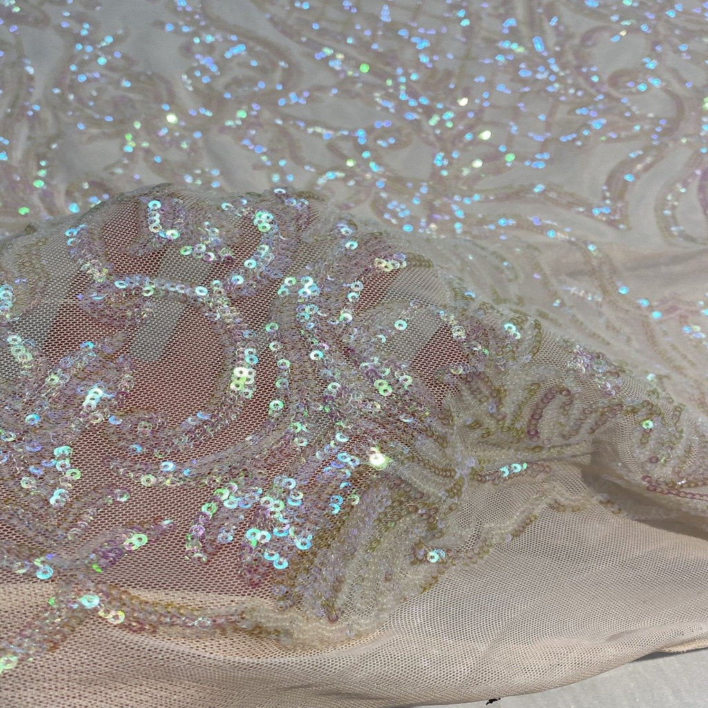 Luna Stretch Sequins Fabric