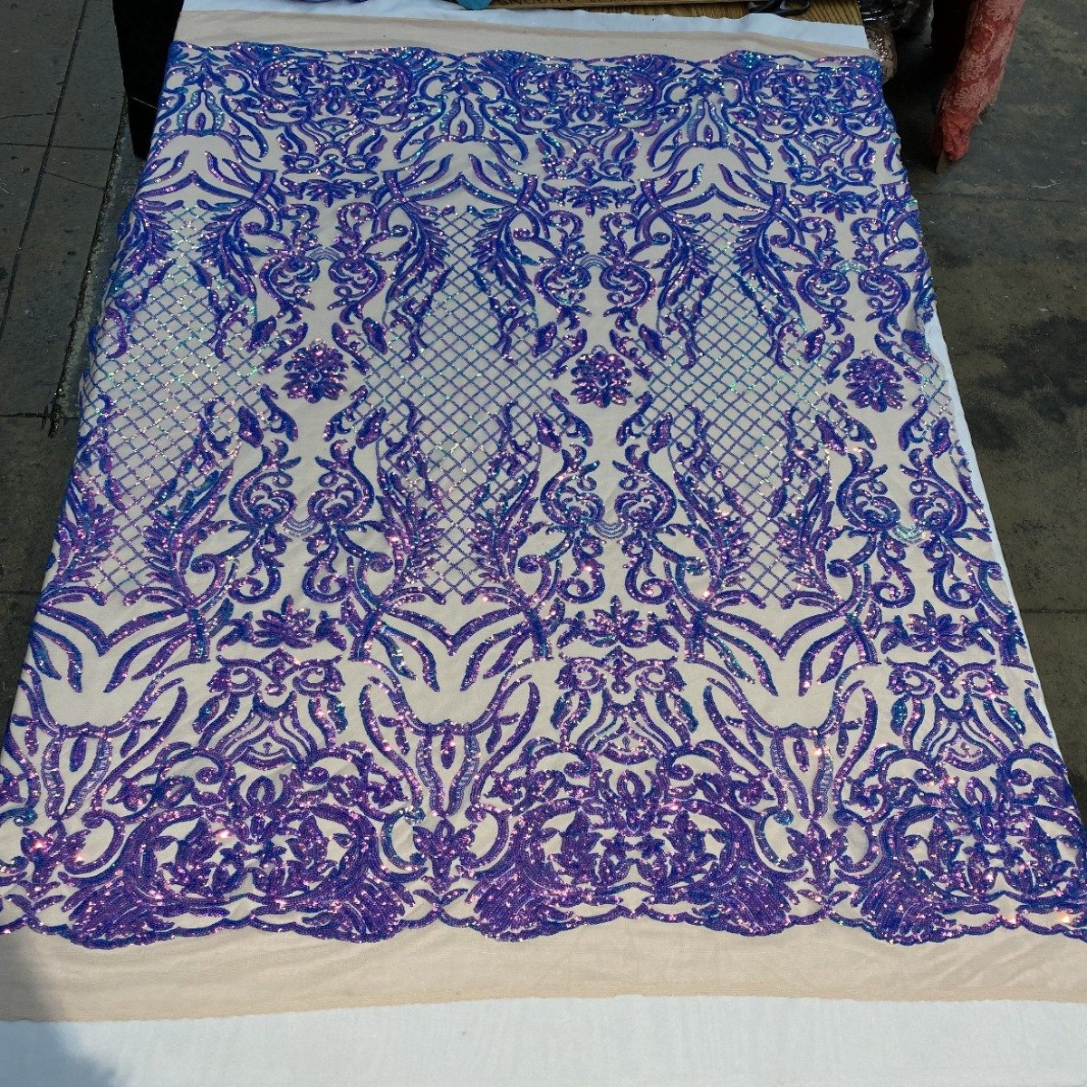 Luna Stretch Sequins Fabric