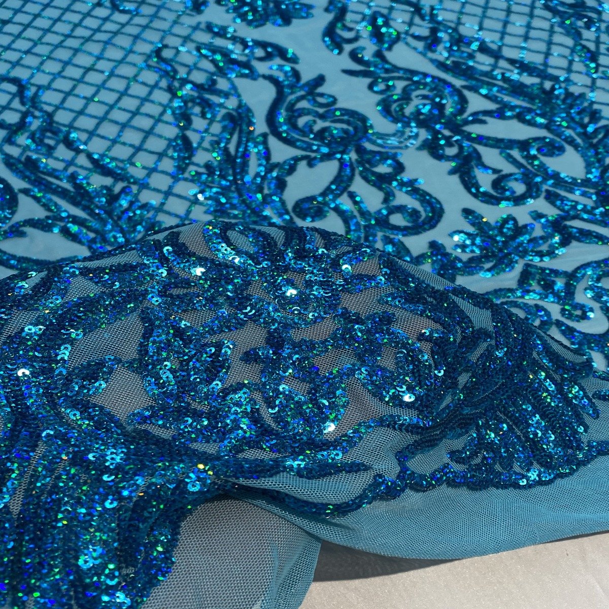 Luna Stretch Sequins Fabric