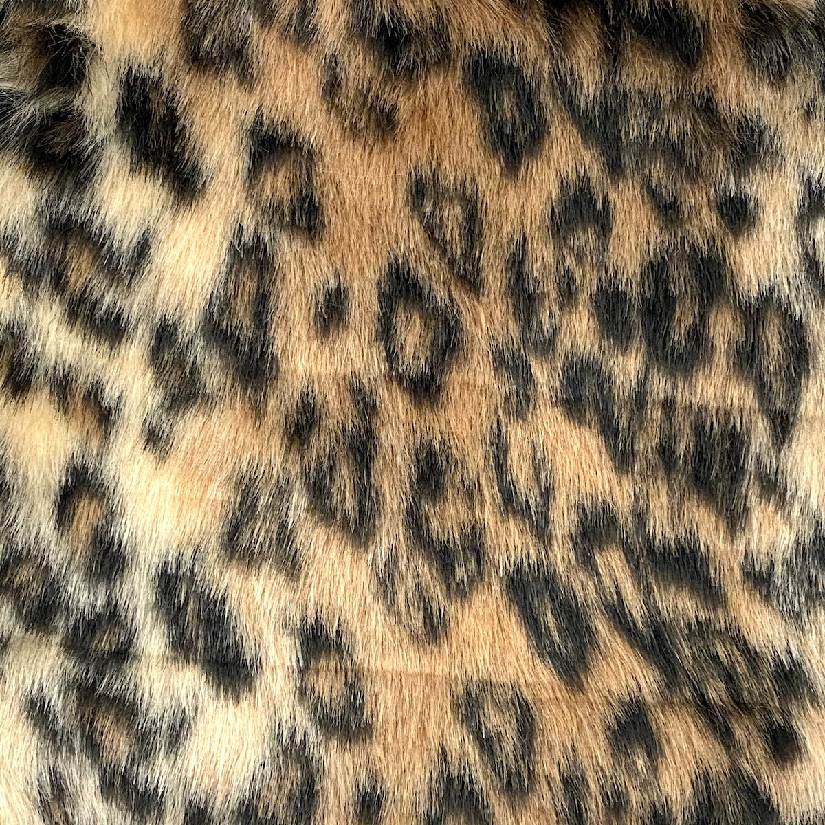 Leopard Print Faux Fur Fabric