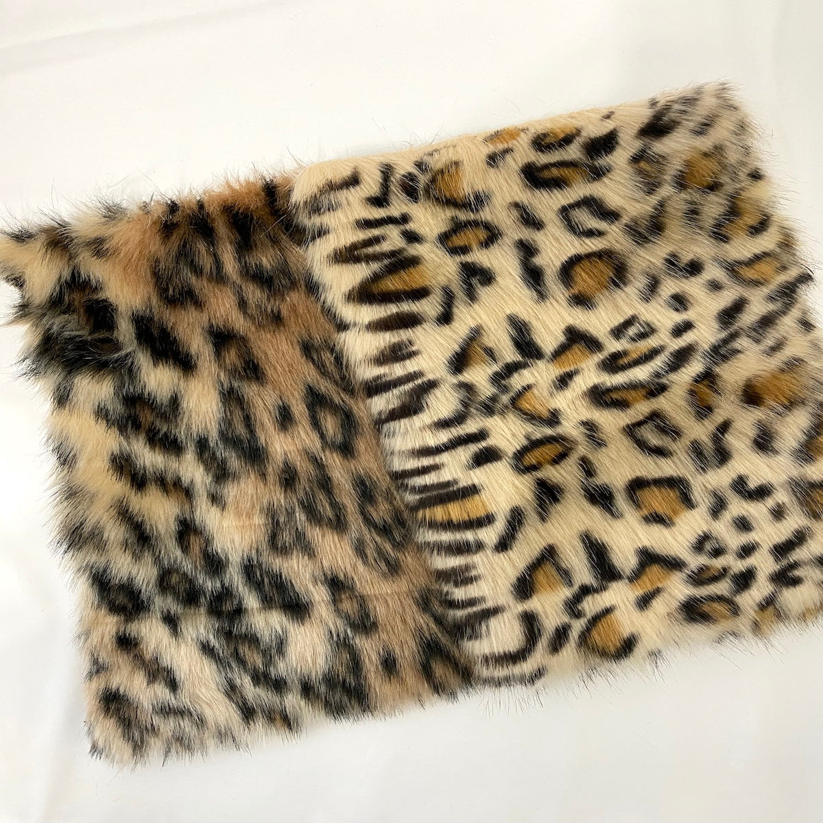 Leopard Print Faux Fur Fabric